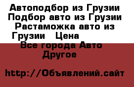 Автоподбор из Грузии.Подбор авто из Грузии.Растаможка авто из Грузии › Цена ­ 25 000 - Все города Авто » Другое   
